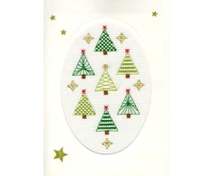 Bothy Threads Cross stitch "Christmas Card - Christmas Forest" XMAS23 9x13 cm