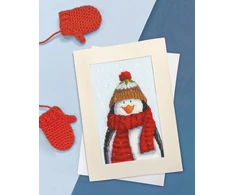 Bothy Threads Cross stitch "Christmas Card - My Little Pudding" XMAS93 10x16 cm