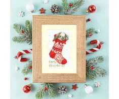Bothy Threads Cross stitch "Christmas Card - Cosy Christmas" XMAS57 10x16 cm