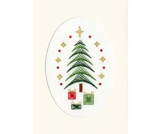 Bothy Threads Cross stitch "Christmas Card - All Wrapped Up" XMAS28 7x11 cm