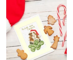 Bothy Threads Cross stitch "Christmas Card Twist And Sprout" XMAS58 10x16 cm