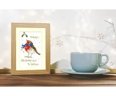 Bothy Threads Cross stitch "Christmas Card - Warm Wishes" XMAS47 10x16 cm