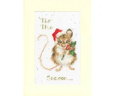 Bothy Threads Cross stitch "Christmas Card - 'Tis The Season" XMAS56 10x16 cm