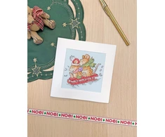 Bothy Threads Cross stitch "Christmas Card - Hold Tight" XMAS80 10 xx 10 cm