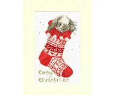 Bothy Threads Cross stitch "Christmas Card - Cosy Christmas" XMAS57 10x16 cm