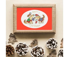 Bothy Threads Cross stitch "Christmas Card - Christmas Treats" XMAS66 13x9 cm