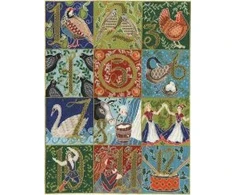 Bothy Threads Cross stitch kit "12 Days Of Christmas" XX12 31x42 cm