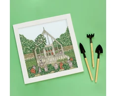 Bothy Threads Cross stitch kit "A Country Estate: GreenHouse" XSS28 26x26 cm