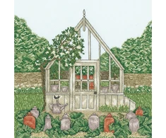 Bothy Threads Cross stitch kit "A Country Estate: GreenHouse" XSS28 26x26 cm
