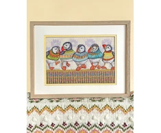 Bothy Threads Cross stitch kit "A Fair Isle Flock" XEB1 31x19 cm
