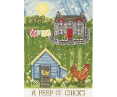 Bothy Threads Cross stitch kit "A Peep Of Chicks" XDD12 26x36 cm