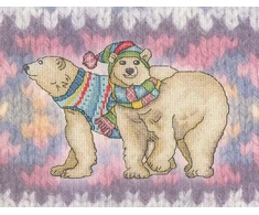 Bothy Threads Cross stitch kit "A Polar Pair" XEB4 24.5x19 cm