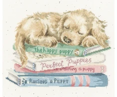Bothy Threads Cross stitch kit "A Pup's Life" XHD153 30x26 cm