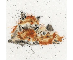 Bothy Threads Cross stitch kit "Afternoon Nap" XHD45 26x26 cm