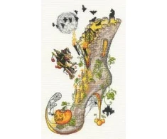 Bothy Threads Cross stitch kit "All Hallows' Party" XSK14 17x28 cm