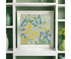 Bothy Threads Cross stitch kit "Aquamarine Meadow" XKTB14 26x26 cm
