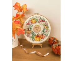 Bothy Threads Cross stitch kit "Autumn Wreath" XJS7 25x25 cm