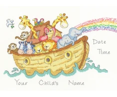 Bothy Threads Cross stitch kit "Baby Ark Sampler" XNB5 36x26 cm
