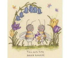 Bothy Threads Cross stitch kit "Bees Knees" XSN4 18x19 cm