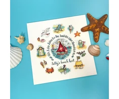 Bothy Threads Cross stitch kit "Beside The Seaside" XAL14 26x26 cm