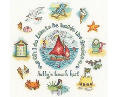 Bothy Threads Cross stitch kit "Beside The Seaside" XAL14 26x26 cm