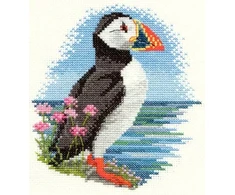 Bothy Threads Cross stitch kit "Birds - Puffin" DWPN03 15.5x14 cm