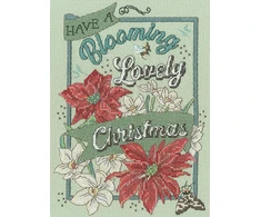 Bothy Threads Cross stitch kit "Blooming Lovely Christmas" XAS3 17x23 cm