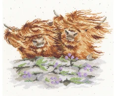 Bothy Threads Cross stitch kit "Blown Away" XHD142 30x26 cm