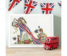 Bothy Threads Cross stitch kit "Britannia" XSK23 28x20 cm