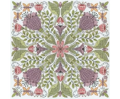 Bothy Threads Cross stitch kit "Bursting Blooms" XBUF2 26x26 cm