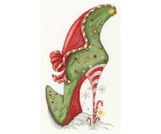 Bothy Threads Cross stitch kit "Candy Canes" XSK21 18x30 cm
