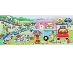 Bothy Threads Cross stitch kit "Caravan Fun" XJR34 37x15 cm
