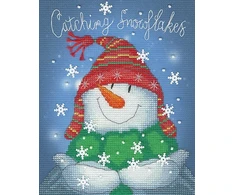 Bothy Threads Cross stitch kit "Catching Snowflakes" XX25 14.5x18 cm