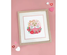 Bothy Threads Cross stitch kit "Cherished Love" XFA2 15x17 cm