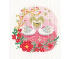 Bothy Threads Cross stitch kit "Cherished Love" XFA2 15x17 cm