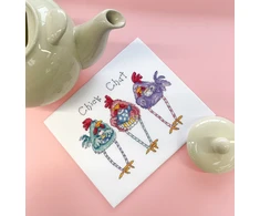 Bothy Threads Cross stitch kit "Chick Chat" XMS42 22x18 cm