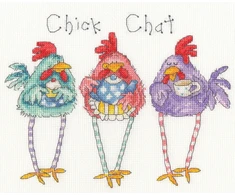 Bothy Threads Cross stitch kit "Chick Chat" XMS42 22x18 cm