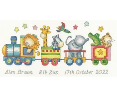 Bothy Threads Cross stitch kit "Choo Choo Train" XKG7 35x17 cm