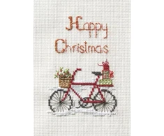 Bothy Threads Cross stitch kit "Christmas Card - Shristmas Delivery" DWCDX55 9x13.3 cm