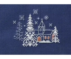 Bothy Threads Cross stitch kit "Christmas Card - Let it Snow" DWCDX57 13.3x9 cm