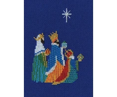 Bothy Threads Cross stitch kit "Christmas Card Three Kings" DWCDX12 9x13.3 cm