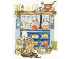 Bothy Threads Cross stitch kit "Country Kitchen" XHD127 28x36 cm