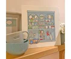 Bothy Threads Cross stitch kit "Country Dresser" XSS27 26x26 cm