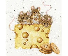 Bothy Threads Cross stitch kit "Crackers About Cheese" XHD53 26x26 cm