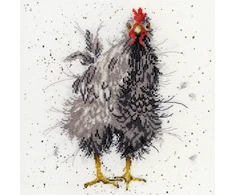 Bothy Threads Cross stitch kit "Curious Hen" XHD17 26x26 cm