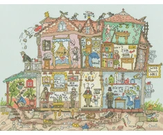 Bothy Threads Cross stitch kit "Cut Thru' Who Dunnit" XCT45 36x28 cm