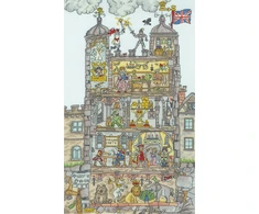 Bothy Threads Cross stitch kit "Cut Thru' Tower Of London" XCT47 26x42 cm