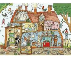 Bothy Threads Cross stitch kit "Cut Thru' Old MacDonald" XCT36 35x26 cm