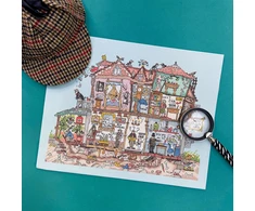 Bothy Threads Cross stitch kit "Cut Thru' Who Dunnit" XCT45 36x28 cm