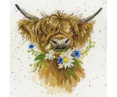 Bothy Threads Cross stitch kit "Daisy Coo" XHD42 26x26 cm